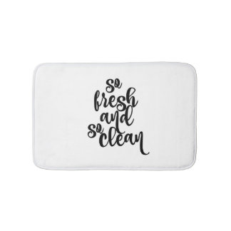 Tapis de bain tellement frais et si propre