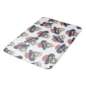Tapis De Bain Téméraire crâne américain (Angle)