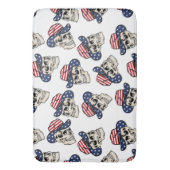 Tapis De Bain Téméraire crâne américain (devant Vertical)