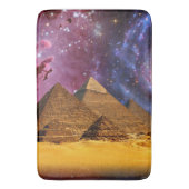 Tapis De Bain tempête cosmique au-dessus de l'égypte (devant Vertical)