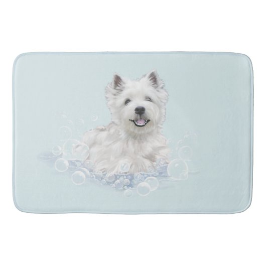 Tapis De Bain Temps de bain Westie (Devant)