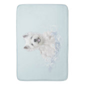 Tapis De Bain Temps de bain Westie (devant Vertical)