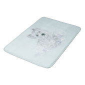 Tapis De Bain Temps de bain Westie (Angle)