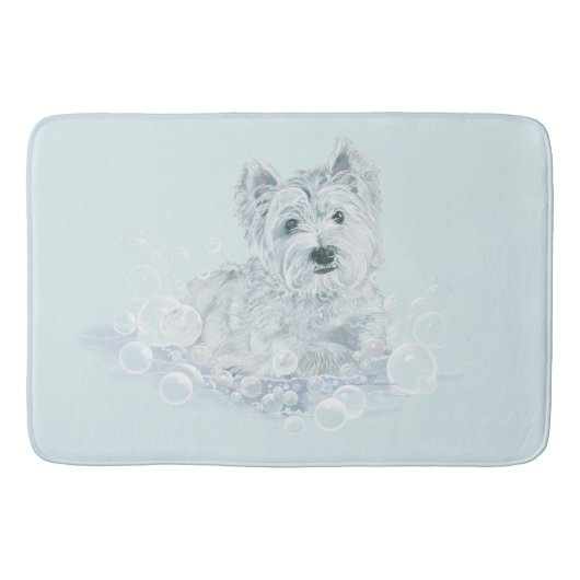 Tapis De Bain Temps de bain Westie (Devant)