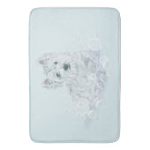 Tapis De Bain Temps de bain Westie (devant Vertical)