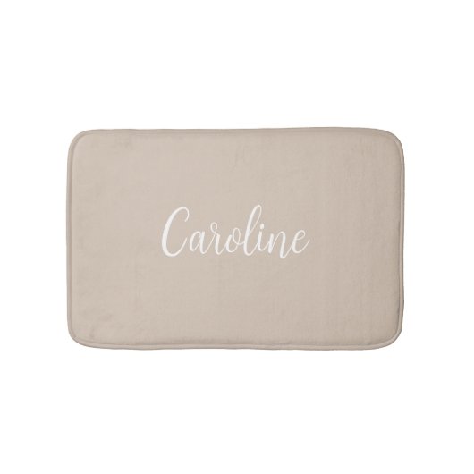 Tapis De Bain Tendance couleur douce Nom de la couche de bain (Devant)