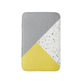 Tapis De Bain Tendance gris-jaune Terrazzo (Devant (Vertical))