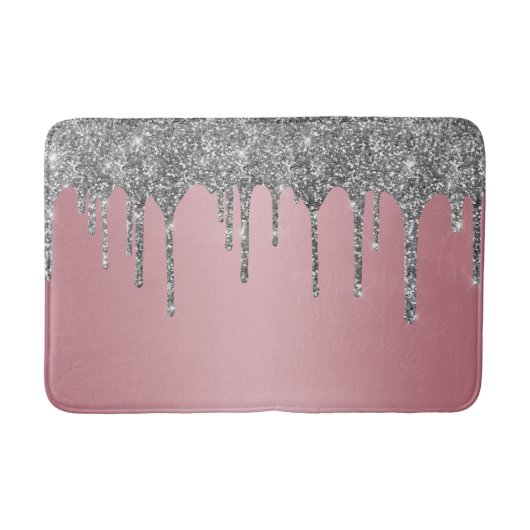 Tapis De Bain Tendance Rose Gold Rose Parties scintillant Driver (Devant)