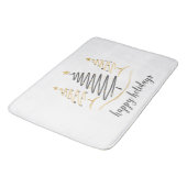 Tapis De Bain Tendances modernes Arbres de vacances (Angle)