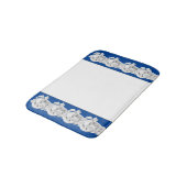 Tapis De Bain Tendrilles de marbre sur un bain (Angle)