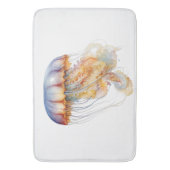 Tapis De Bain Tentacles de coucher de soleil : Aquarelle côtière (devant Vertical)