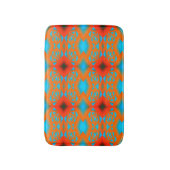 Tapis De Bain Tequila Sunrise Ombre Art Abstrait géométrique (Devant (Vertical))