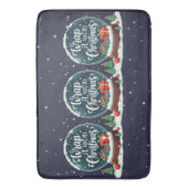 Tapis De Bain Terminer C’est Noël Snow Globe Design (devant Vertical)
