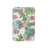 Tapis De Bain Terra Cotta Plante Pots Motif. (Devant (Vertical))