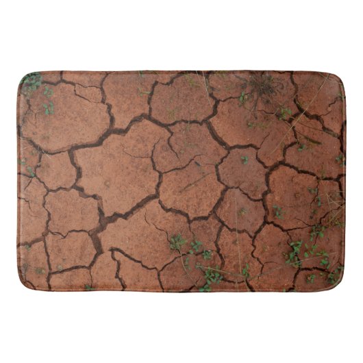 Tapis De Bain terrain sec et fissuré (Devant)