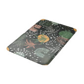 Tapis De Bain Terrazzo Abstrait Moderne & Collage Botanique  (Angle)