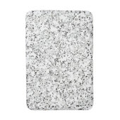 Tapis De Bain Terrazzo blanc moderne (Devant (Vertical))