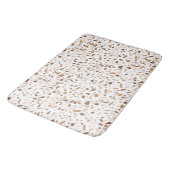 Tapis De Bain Terrazzo Brown et Beige et White (Angle)