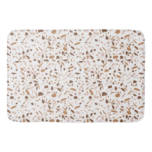 Tapis De Bain Terrazzo Brown et Beige et White (Devant)