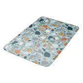 Tapis De Bain Terrazzo En Bleu (Angle)