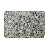 Tapis De Bain Terrazzo Vert Moderne (Devant)