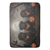 Tapis De Bain Terre-Neuve Halloween Épouvantable (devant Vertical)