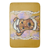 TAPIS DE BAIN TERRIER AIREDALE   (devant Vertical)