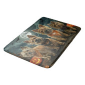 Tapis De Bain Terrier Australien Halloween Effrayant (Angle)
