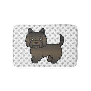 Tapis De Bain Tervueren Cairn Terrier Mignon Chien de Dessin Ani