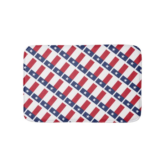 Tapis De Bain TEXAS DRAPEAU Étoile solitaire État Décor (Devant)