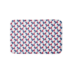 Tapis De Bain TEXAS MAP Étoile solitaire État Décor