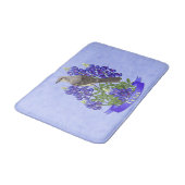 Tapis De Bain Texas State Mockingbird & Bluebonnet Flower (Angle)
