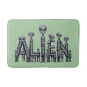 Tapis De Bain Texte Alien (Devant)
