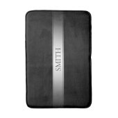 Tapis De Bain Texte et couleurs modifiables | Bande de dégradé a (Devant (Vertical))