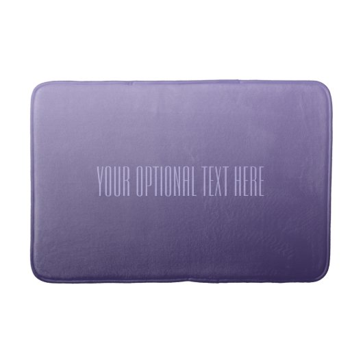 Tapis de bain texte personnalisé Violet violet dég (Devant)