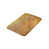 Tapis De Bain Textile doré : macro arrière - plan glamour. (Angle)