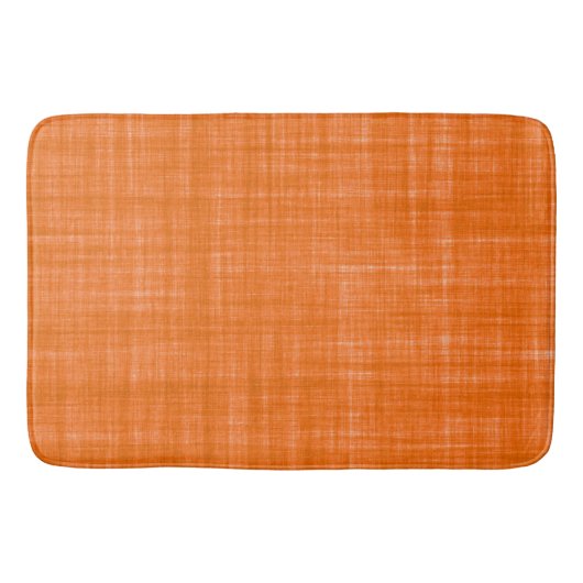 Tapis De Bain Textile Orange Fabric Photo (Devant)