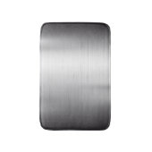 Tapis De Bain Texture argentée en métal (Devant (Vertical))