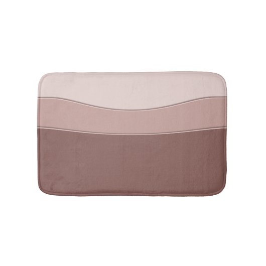 Tapis De Bain Texture beige dynamique géométrique abstraite (Devant)