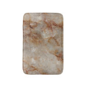 Tapis De Bain Texture Brown en pierre de marbre (Devant (Vertical))