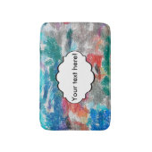 Tapis De Bain Texture de crayons (Devant (Vertical))