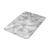 Tapis De Bain Texture de marbre blanc moderne cool (Angle)