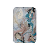 Tapis De Bain Texture de marbre doré cool (Devant (Vertical))