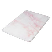 Tapis De Bain Texture de marbre rose doux (Angle)