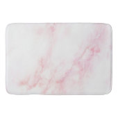 Tapis De Bain Texture de marbre rose doux (Devant)