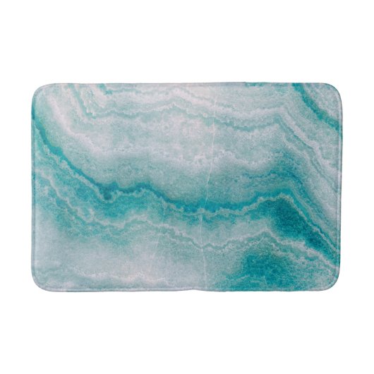 Tapis De Bain Texture de marbre vert de mer (Devant)