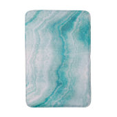 Tapis De Bain Texture de marbre vert de mer (Devant (Vertical))