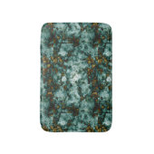 Tapis De Bain Texture de marbre verte avec des veines (Devant (Vertical))