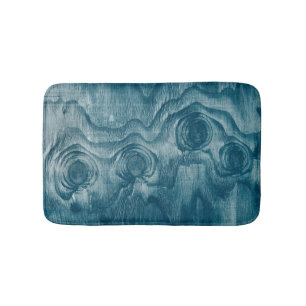 Tapis De Bain Texture de nœud de grain de bois peint cool