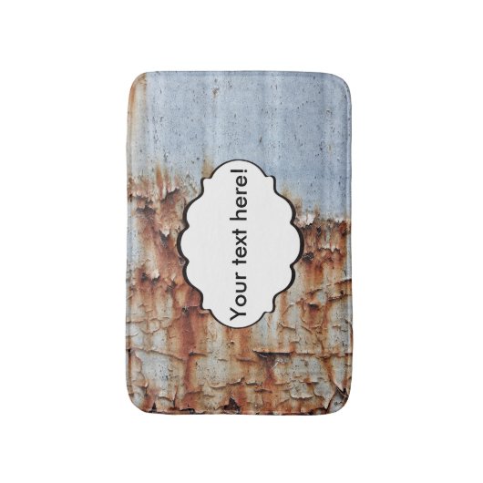 Tapis De Bain Texture de peinture d'épluchage (Devant (Vertical))